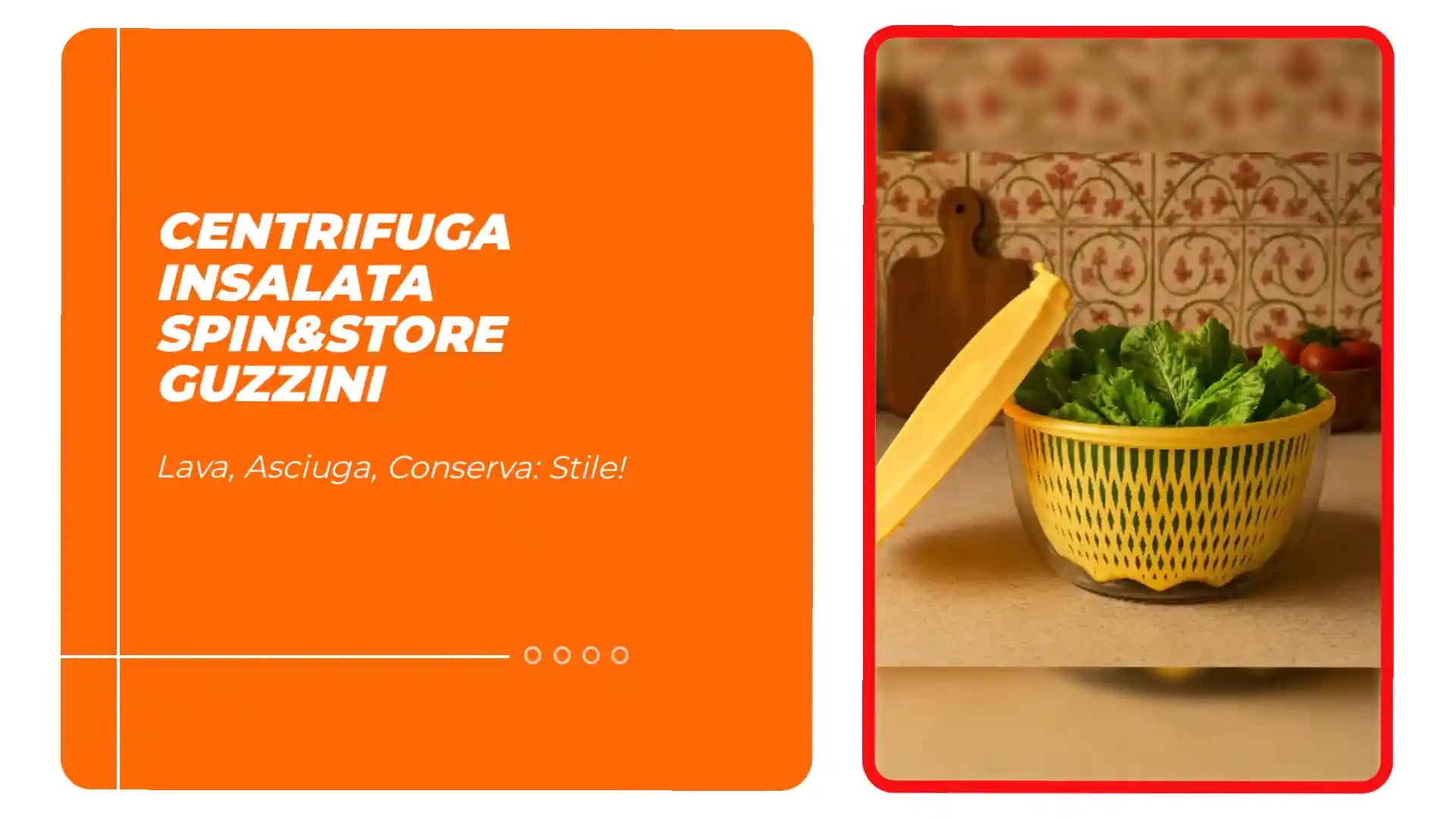 Centrifuga insalata Spin&amp;Store Guzzini by@Outfy