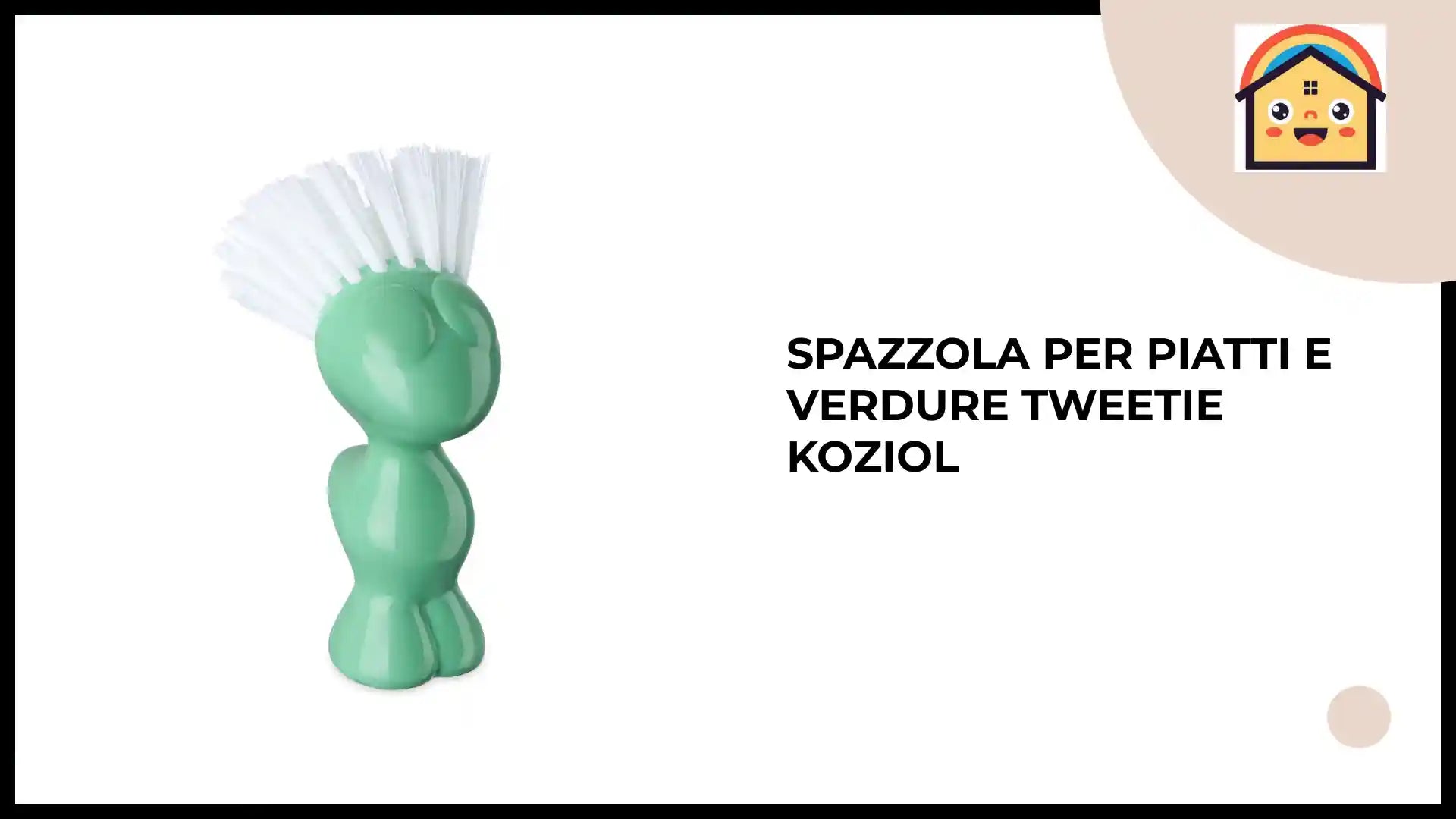 Spazzola per piatti e verdure TWEETIE Koziol by@Outfy