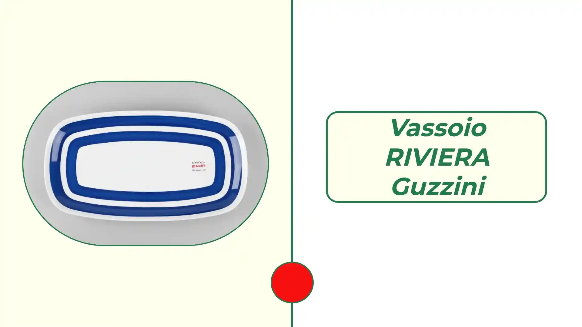 Vassoio RIVIERA Guzzini by@Outfy
