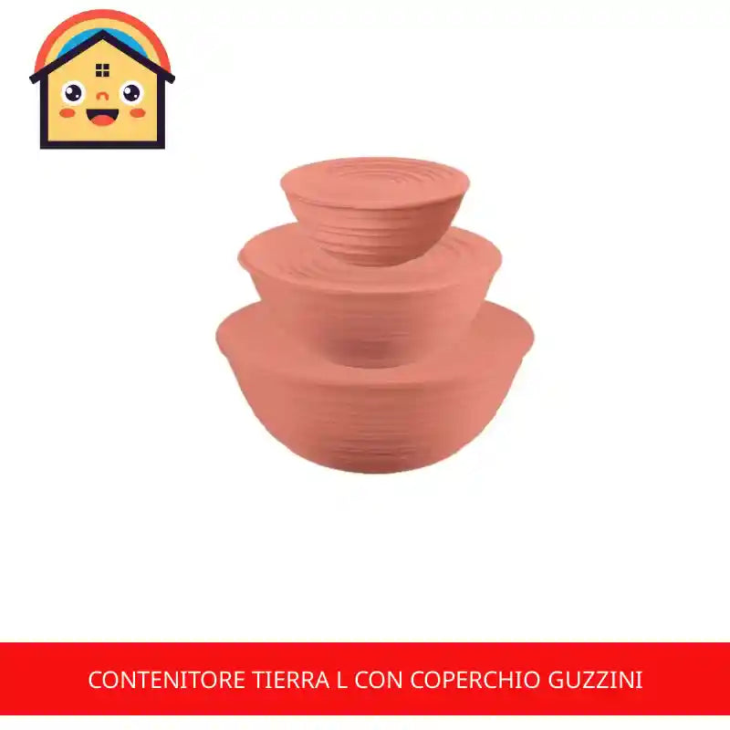 Contenitore Tierra L con coperchio Guzzini by@Outfy