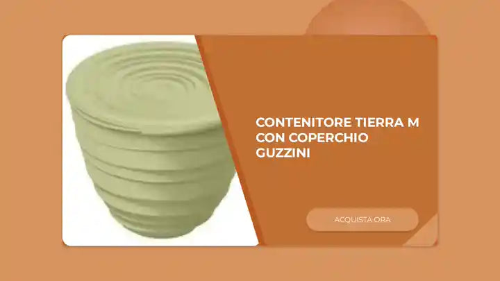 Contenitore Tierra M con coperchio Guzzini by@Outfy
