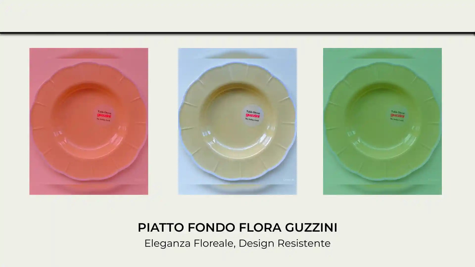 Piatto fondo Flora Guzzini by@Outfy