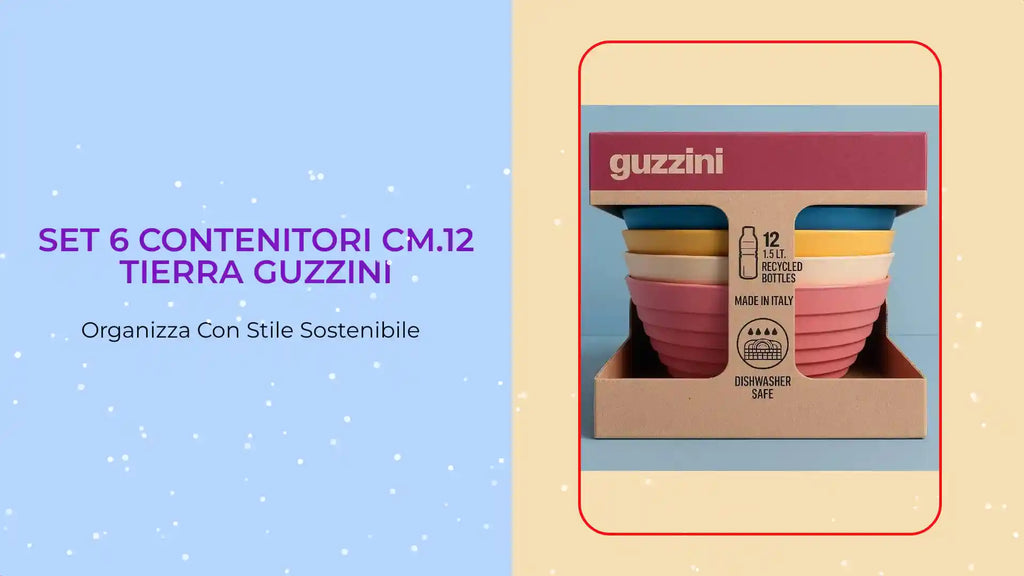 Set 6 contenitori cm.12 Tierra Guzzini by@Outfy