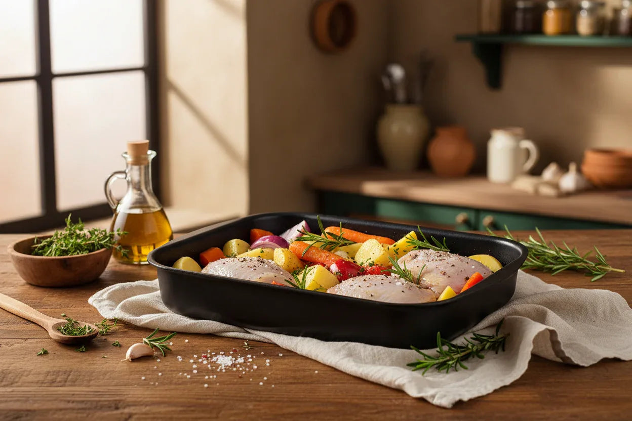 Rosticcera antiaderente Titan cm.25x35 - MaLu Casa Più