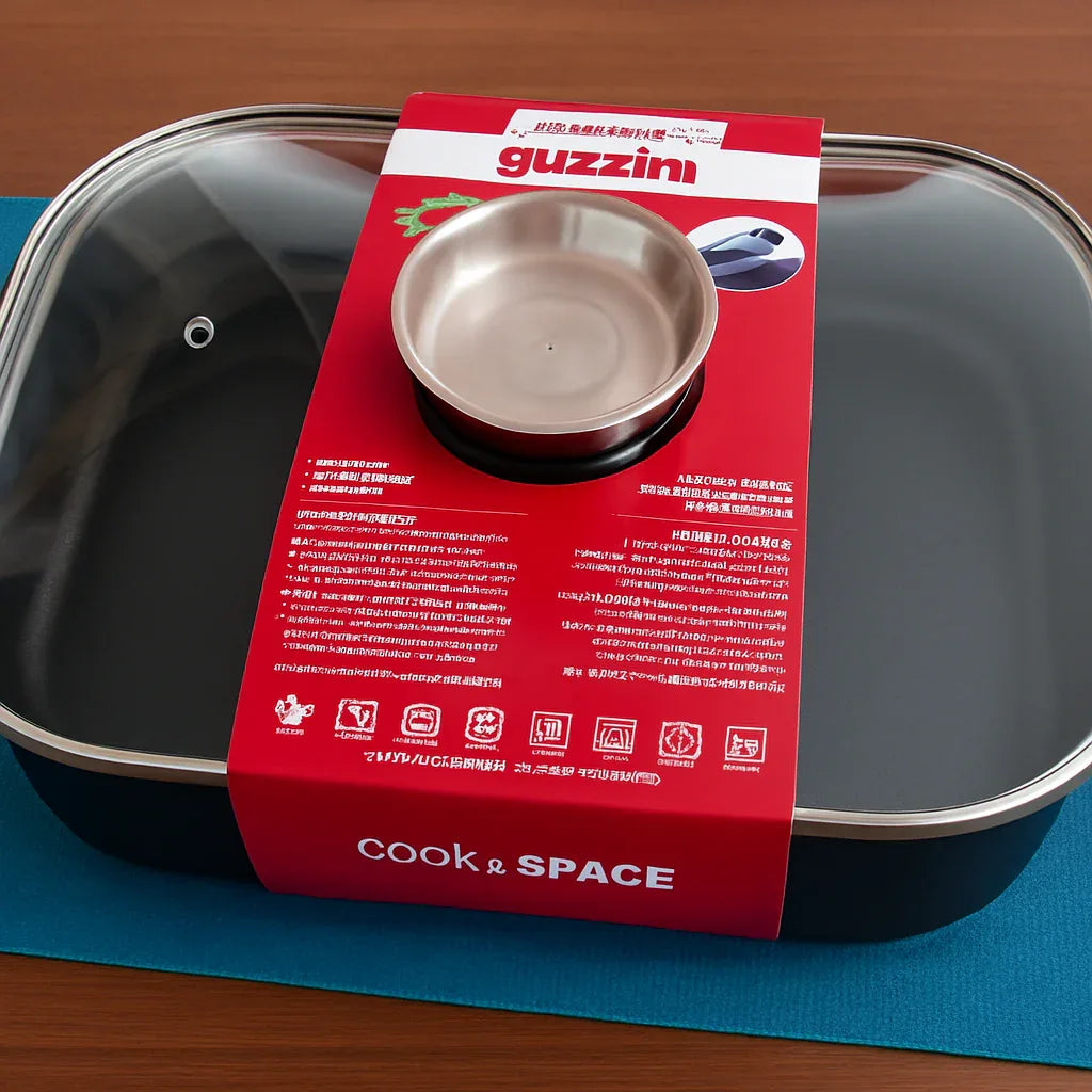 Rostiera bassa con coperchio in vetro Cook&Space Guzzini - MaLu Casa Più