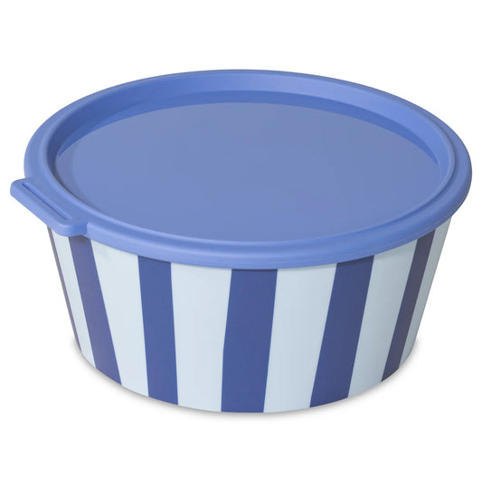 Contenitore con coperchio Koziol NORA BOX 2,2 l RIGHE